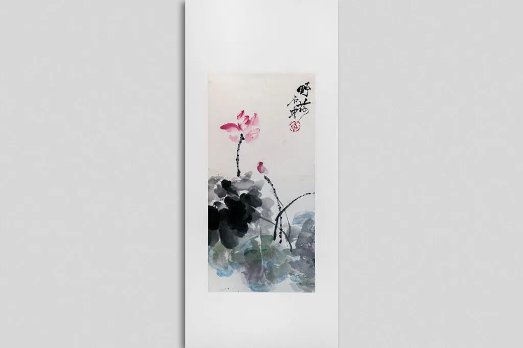 Flowers in Ink, after restoration