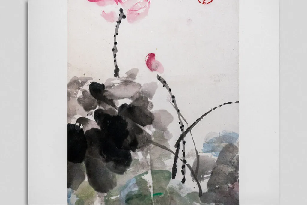 Flowers in Ink, after restoration