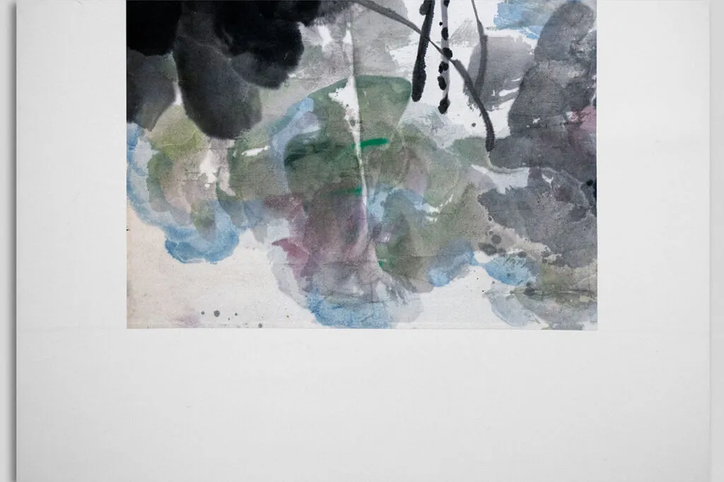 Flowers in Ink, after restoration