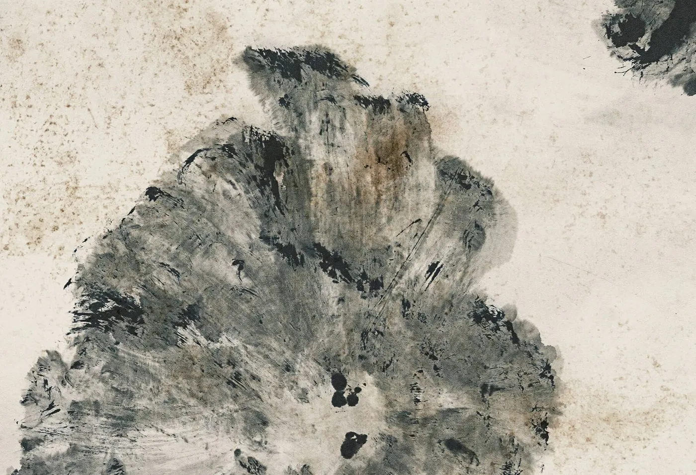 Lotus in Ink, before restoration