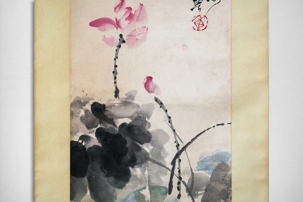 Flowers in Ink, before restoration