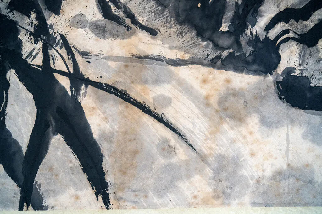 Tiger in Ink, before restoration