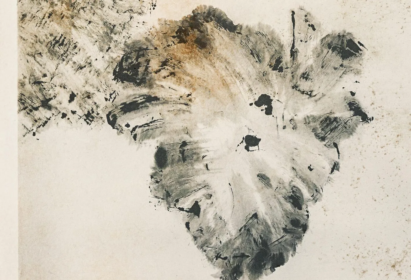 Lotus in Ink, before restoration