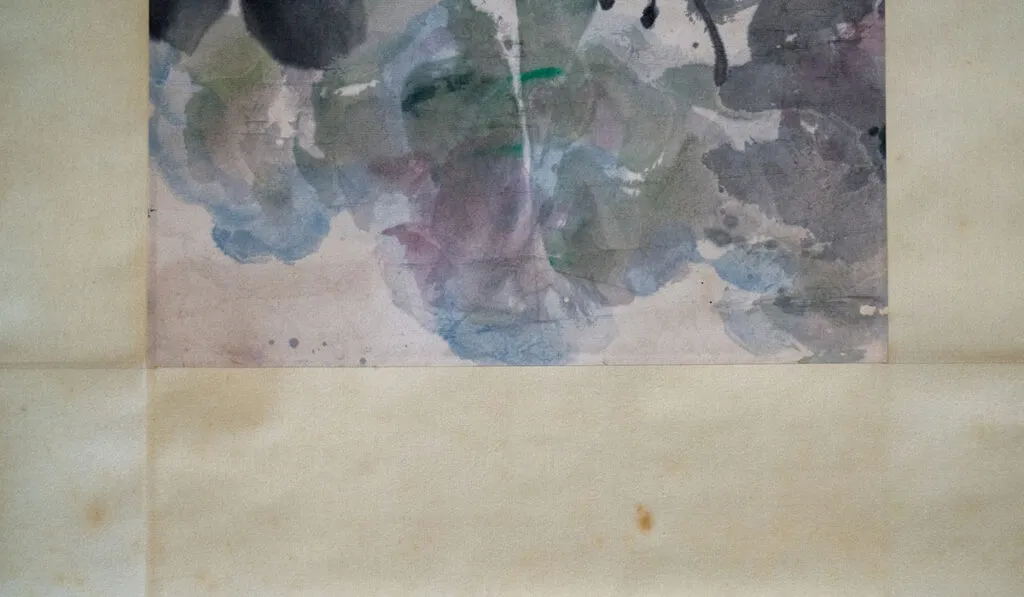 Flowers in Ink, before restoration