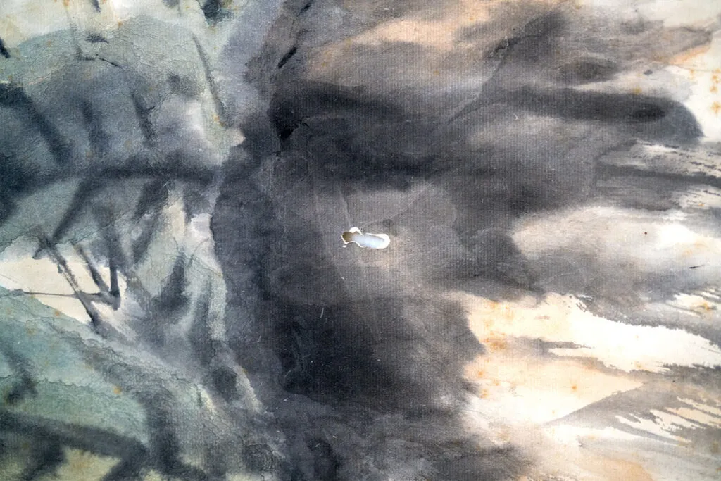 Mould and a Hole, before restoration