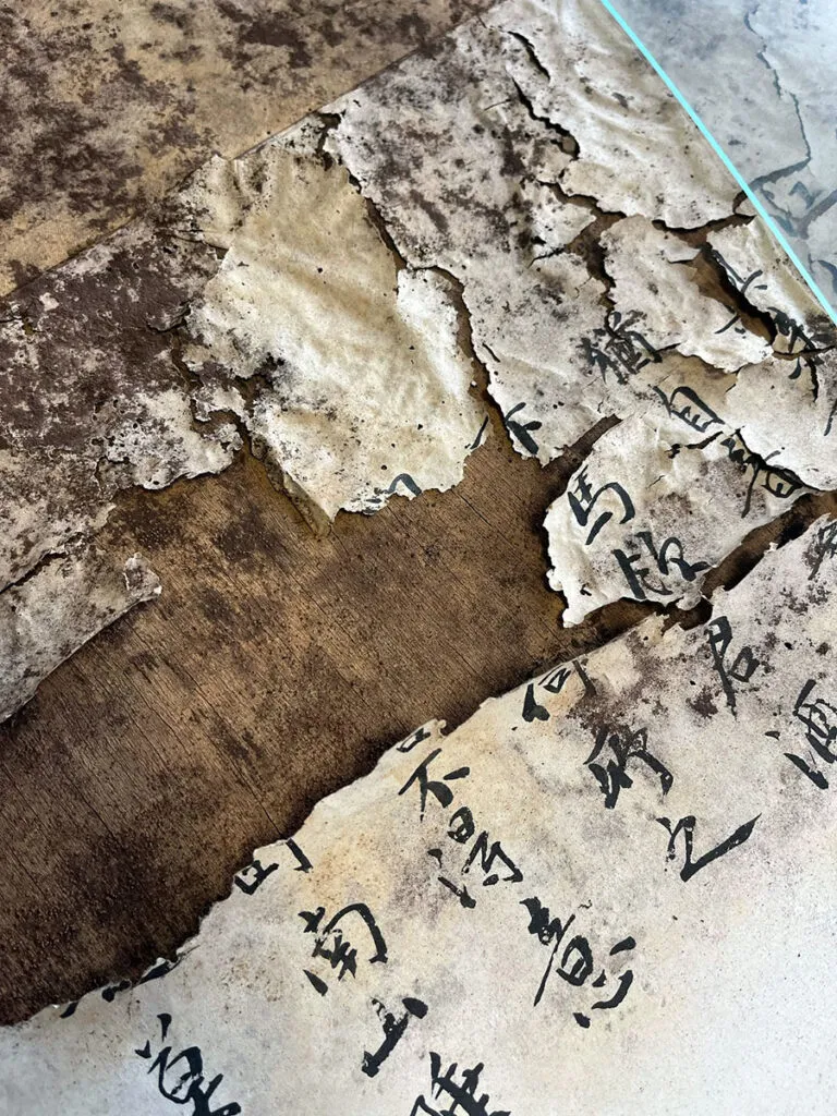 Horses and Calligraphy, before restoration